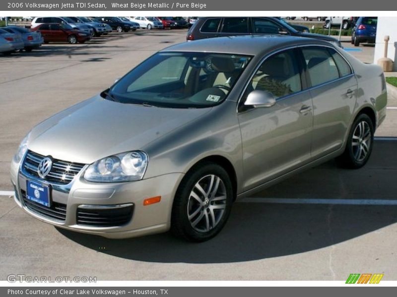 Wheat Beige Metallic / Pure Beige 2006 Volkswagen Jetta TDI Sedan