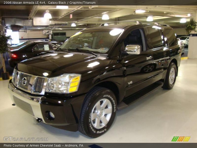 Galaxy Black / Graphite/Titanium 2006 Nissan Armada LE 4x4