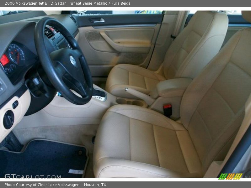 Wheat Beige Metallic / Pure Beige 2006 Volkswagen Jetta TDI Sedan