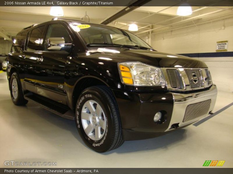 Galaxy Black / Graphite/Titanium 2006 Nissan Armada LE 4x4
