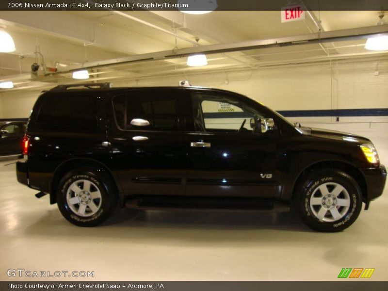 Galaxy Black / Graphite/Titanium 2006 Nissan Armada LE 4x4