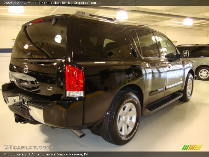 Galaxy Black / Graphite/Titanium 2006 Nissan Armada LE 4x4