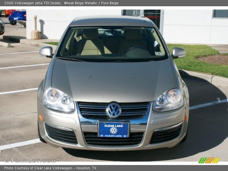 Wheat Beige Metallic / Pure Beige 2006 Volkswagen Jetta TDI Sedan