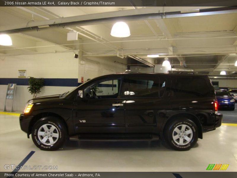 Galaxy Black / Graphite/Titanium 2006 Nissan Armada LE 4x4