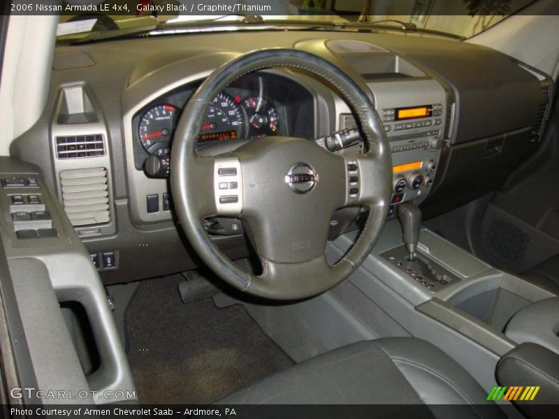 Galaxy Black / Graphite/Titanium 2006 Nissan Armada LE 4x4