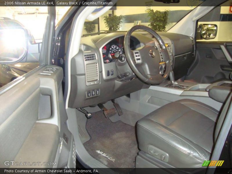 Galaxy Black / Graphite/Titanium 2006 Nissan Armada LE 4x4