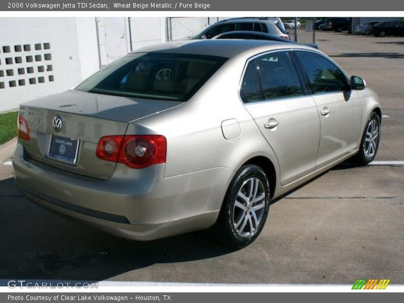 Wheat Beige Metallic / Pure Beige 2006 Volkswagen Jetta TDI Sedan