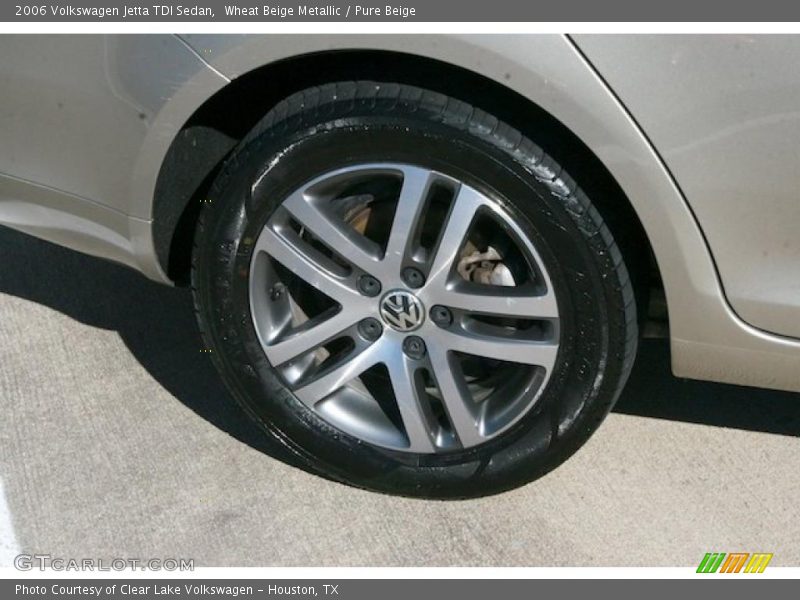 Wheat Beige Metallic / Pure Beige 2006 Volkswagen Jetta TDI Sedan
