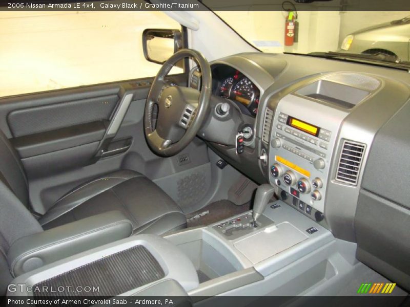 Galaxy Black / Graphite/Titanium 2006 Nissan Armada LE 4x4