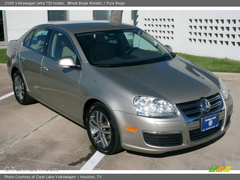 Wheat Beige Metallic / Pure Beige 2006 Volkswagen Jetta TDI Sedan