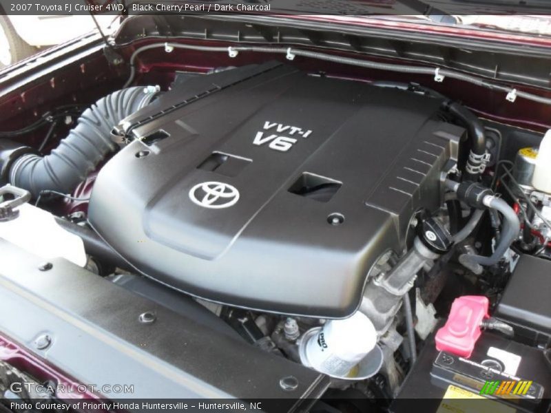 Black Cherry Pearl / Dark Charcoal 2007 Toyota FJ Cruiser 4WD