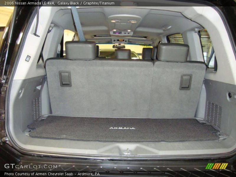 Galaxy Black / Graphite/Titanium 2006 Nissan Armada LE 4x4