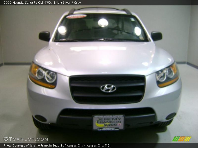 Bright Silver / Gray 2009 Hyundai Santa Fe GLS 4WD
