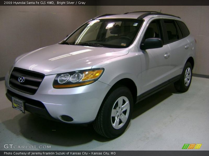 Bright Silver / Gray 2009 Hyundai Santa Fe GLS 4WD