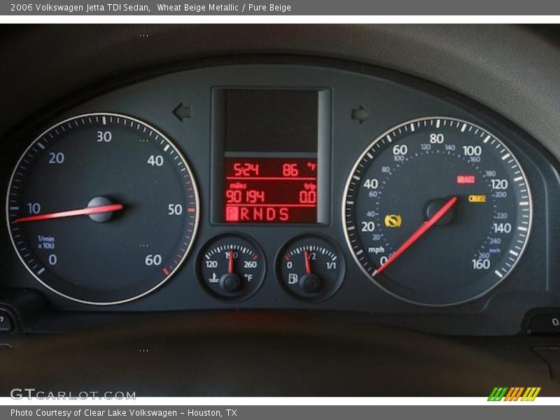 Wheat Beige Metallic / Pure Beige 2006 Volkswagen Jetta TDI Sedan