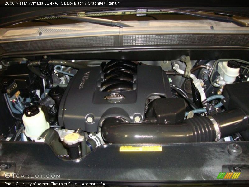 Galaxy Black / Graphite/Titanium 2006 Nissan Armada LE 4x4