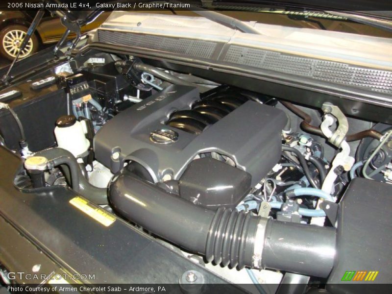 Galaxy Black / Graphite/Titanium 2006 Nissan Armada LE 4x4