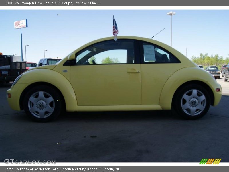 Yellow / Black 2000 Volkswagen New Beetle GLS Coupe