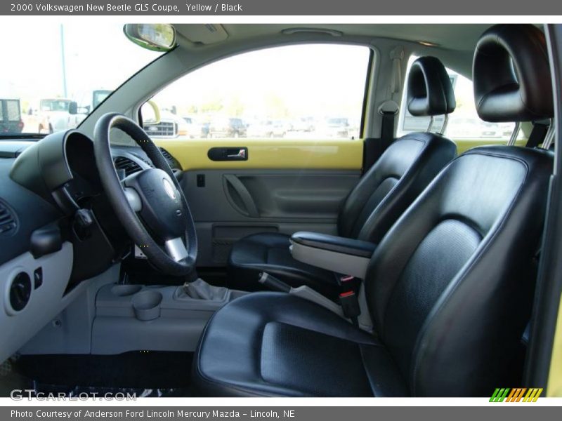 Yellow / Black 2000 Volkswagen New Beetle GLS Coupe