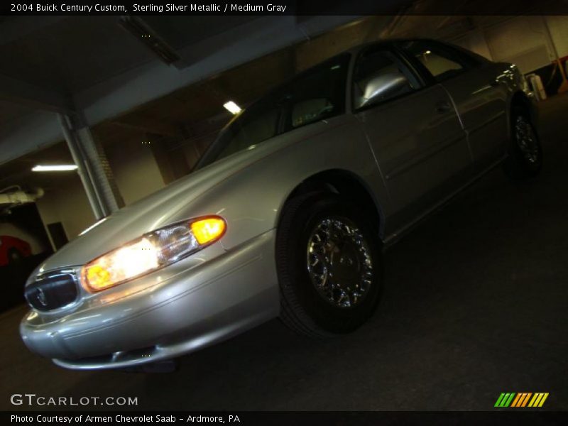 Sterling Silver Metallic / Medium Gray 2004 Buick Century Custom