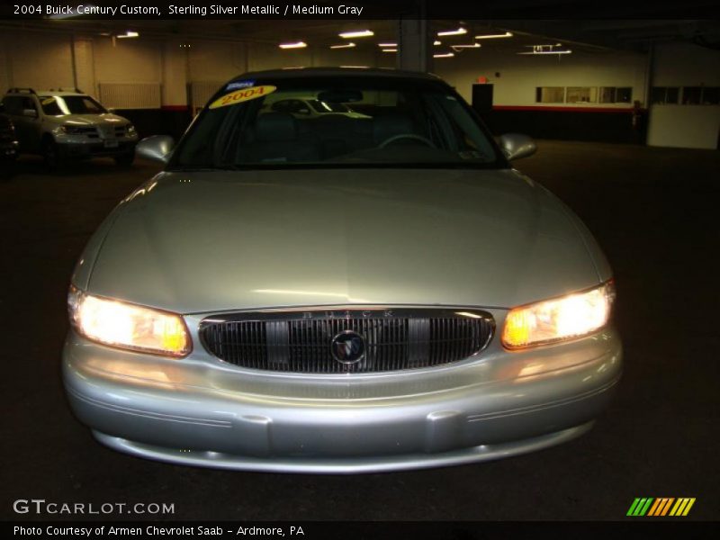Sterling Silver Metallic / Medium Gray 2004 Buick Century Custom