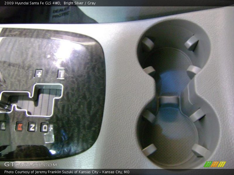 Bright Silver / Gray 2009 Hyundai Santa Fe GLS 4WD