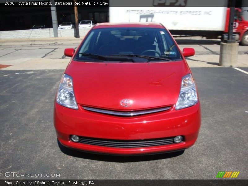 Barcelona Red Metallic / Gray 2006 Toyota Prius Hybrid