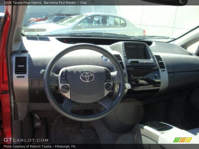 Barcelona Red Metallic / Gray 2006 Toyota Prius Hybrid