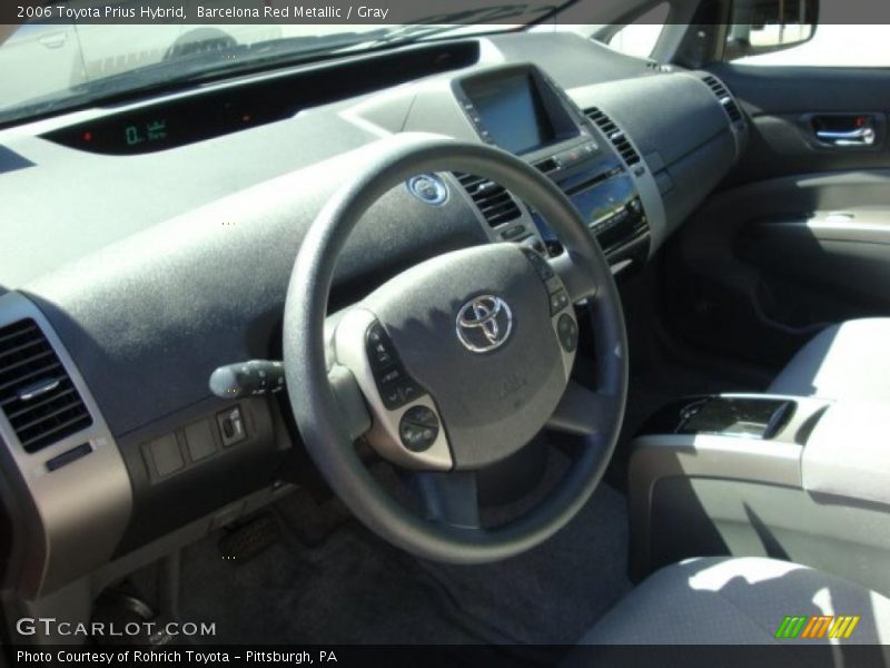Barcelona Red Metallic / Gray 2006 Toyota Prius Hybrid