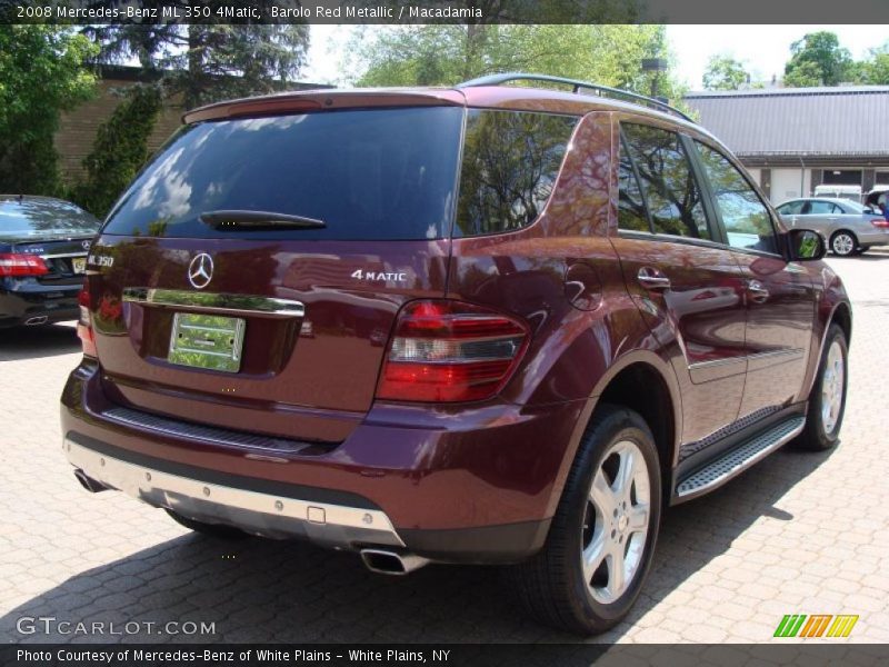 Barolo Red Metallic / Macadamia 2008 Mercedes-Benz ML 350 4Matic