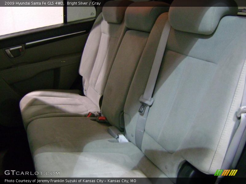 Bright Silver / Gray 2009 Hyundai Santa Fe GLS 4WD