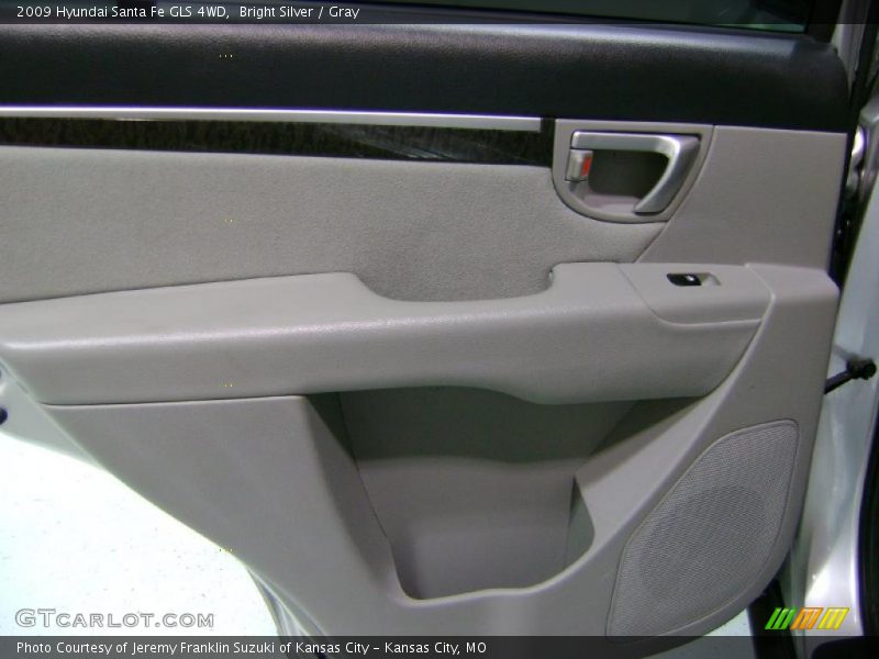 Bright Silver / Gray 2009 Hyundai Santa Fe GLS 4WD