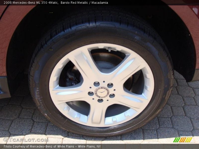 Barolo Red Metallic / Macadamia 2008 Mercedes-Benz ML 350 4Matic