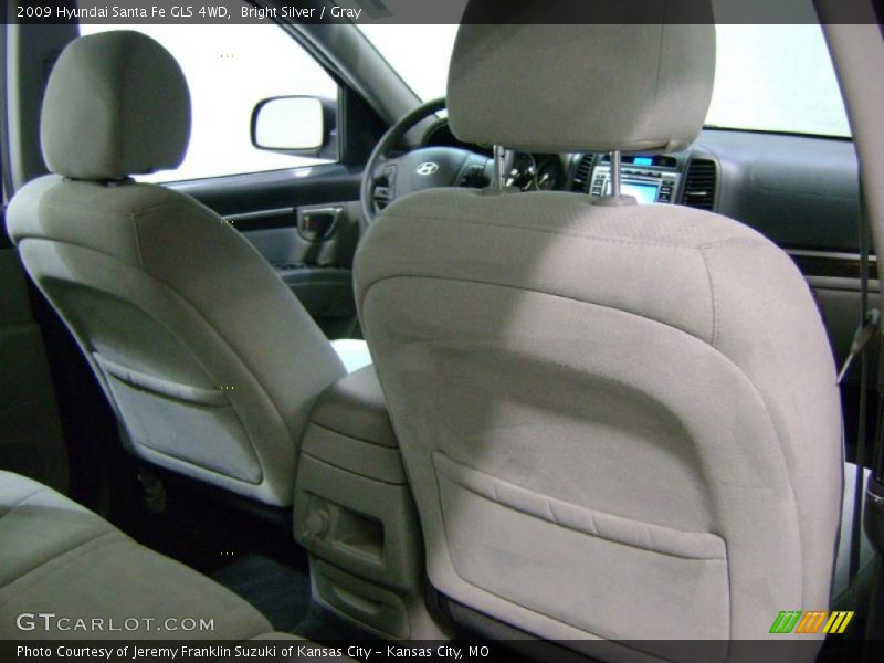 Bright Silver / Gray 2009 Hyundai Santa Fe GLS 4WD