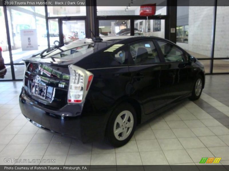 Black / Dark Gray 2010 Toyota Prius Hybrid IV
