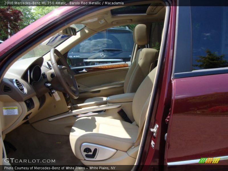 Barolo Red Metallic / Macadamia 2008 Mercedes-Benz ML 350 4Matic