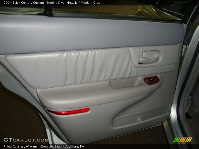 Sterling Silver Metallic / Medium Gray 2004 Buick Century Custom