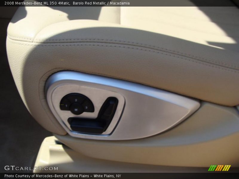 Barolo Red Metallic / Macadamia 2008 Mercedes-Benz ML 350 4Matic