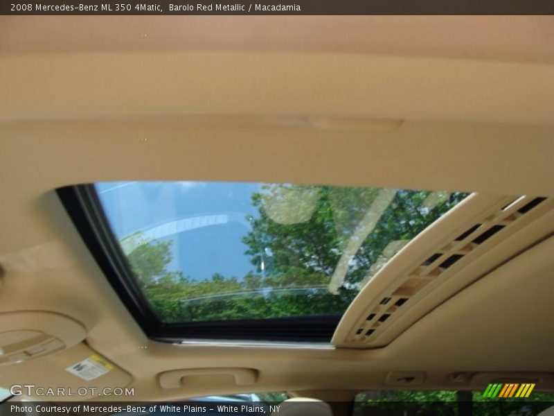 Barolo Red Metallic / Macadamia 2008 Mercedes-Benz ML 350 4Matic