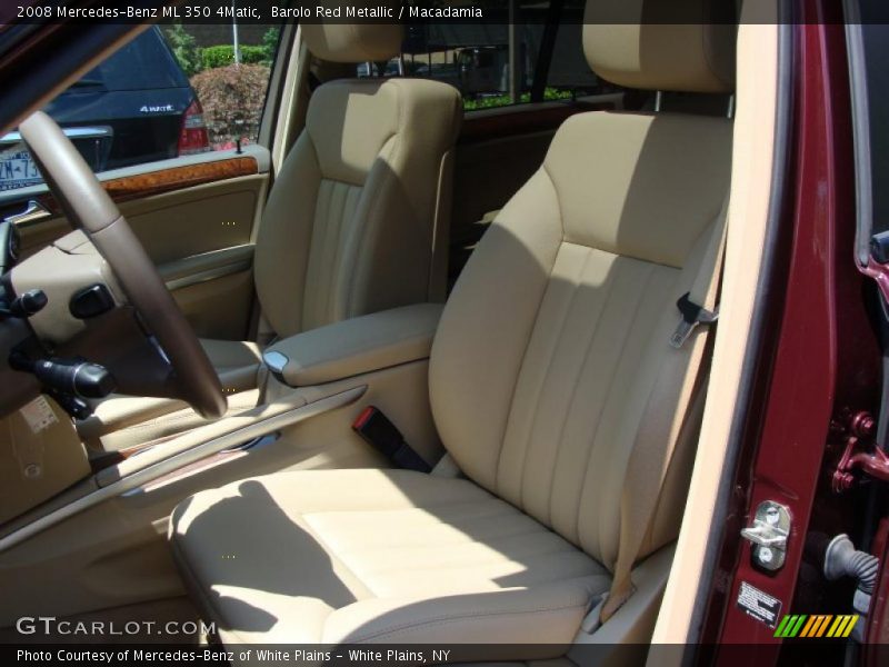 Barolo Red Metallic / Macadamia 2008 Mercedes-Benz ML 350 4Matic