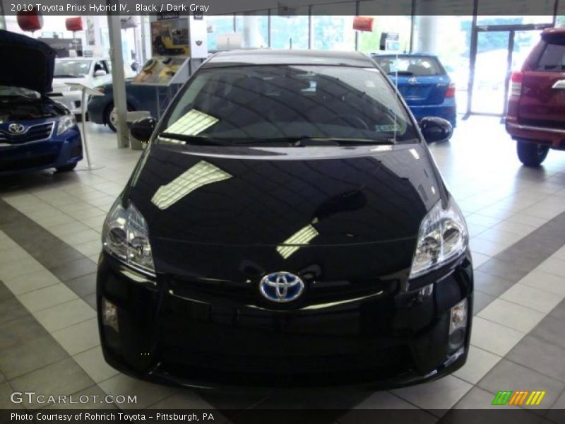 Black / Dark Gray 2010 Toyota Prius Hybrid IV