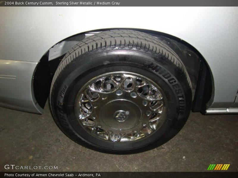 Sterling Silver Metallic / Medium Gray 2004 Buick Century Custom