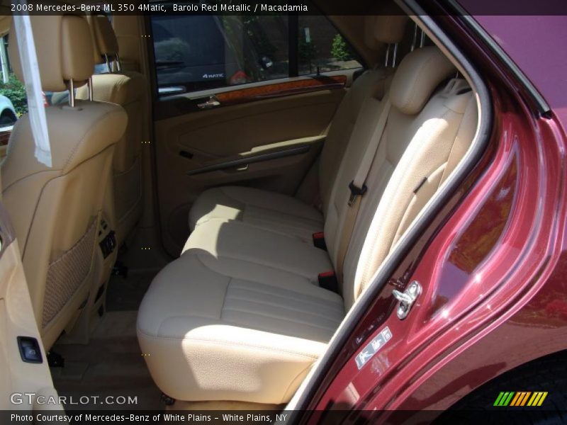 Barolo Red Metallic / Macadamia 2008 Mercedes-Benz ML 350 4Matic