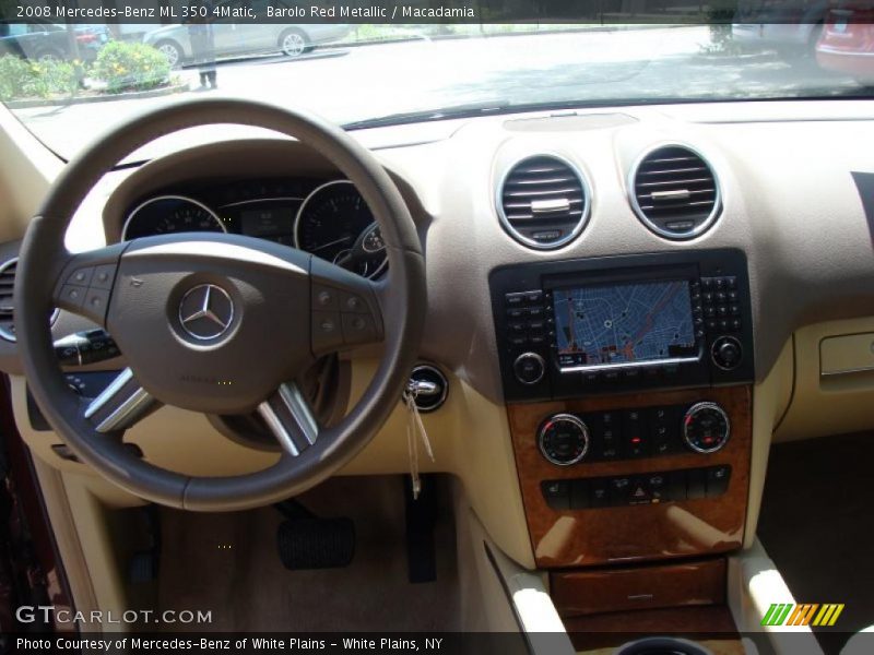 Barolo Red Metallic / Macadamia 2008 Mercedes-Benz ML 350 4Matic
