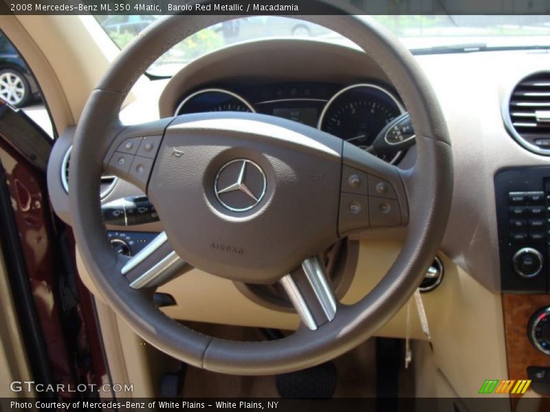 Barolo Red Metallic / Macadamia 2008 Mercedes-Benz ML 350 4Matic