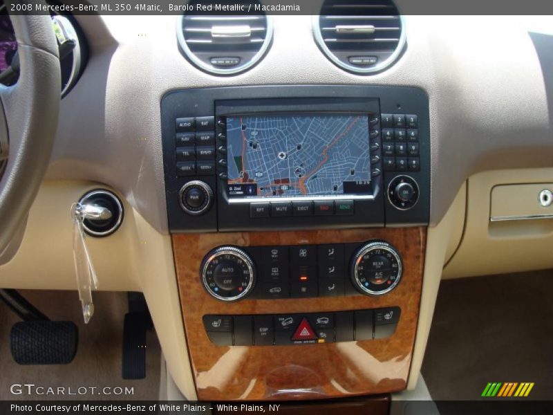 Barolo Red Metallic / Macadamia 2008 Mercedes-Benz ML 350 4Matic