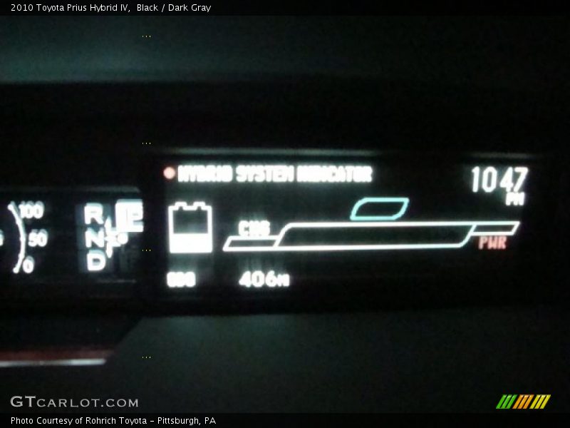 Black / Dark Gray 2010 Toyota Prius Hybrid IV