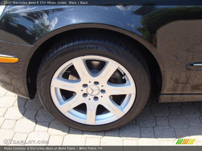 Black / Black 2007 Mercedes-Benz E 350 4Matic Sedan