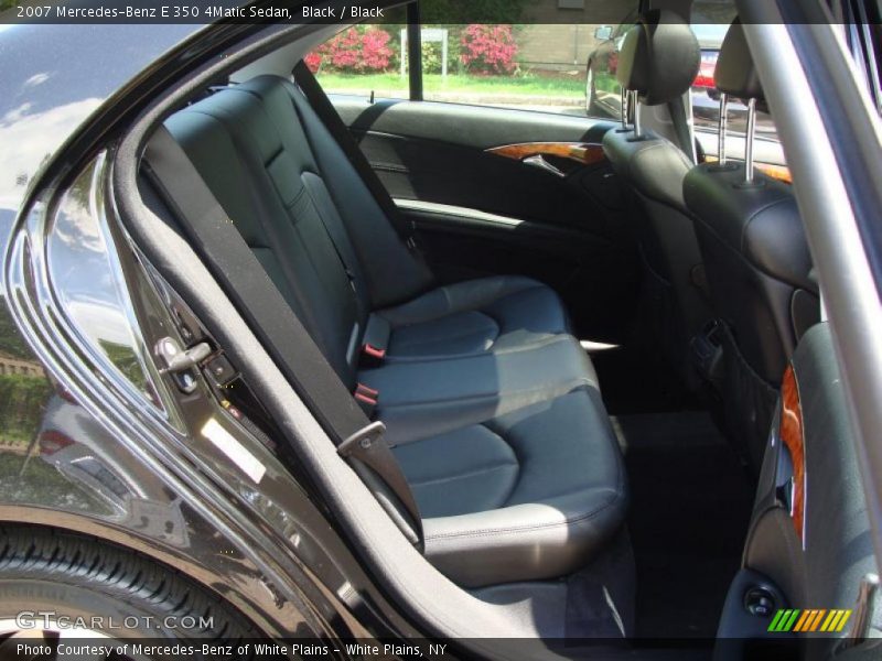 Black / Black 2007 Mercedes-Benz E 350 4Matic Sedan
