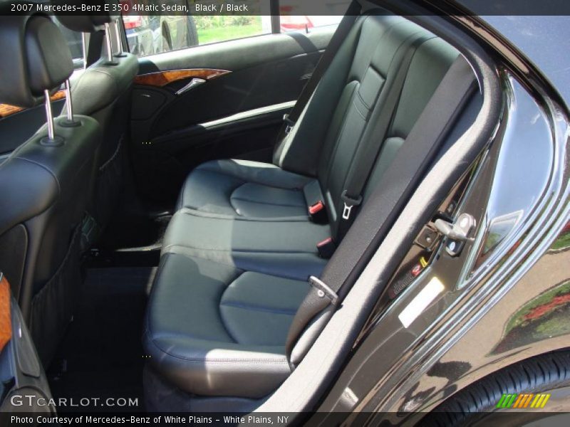 Black / Black 2007 Mercedes-Benz E 350 4Matic Sedan